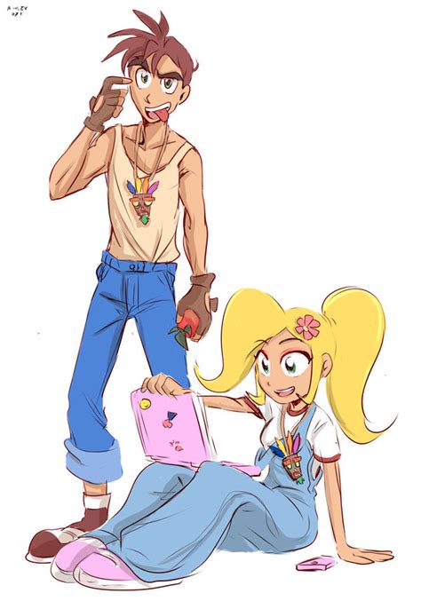 Crash And Coco Gijinka By Akemimi On Deviantart