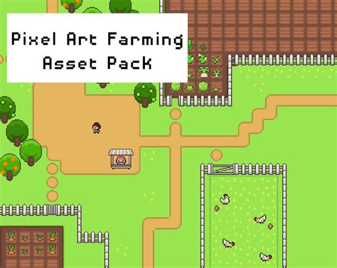 Pixel Art Farming Assets By Josie Makes Stuff