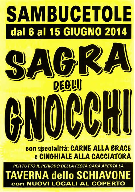 Sagra Degli Gnocchi Sambucetole