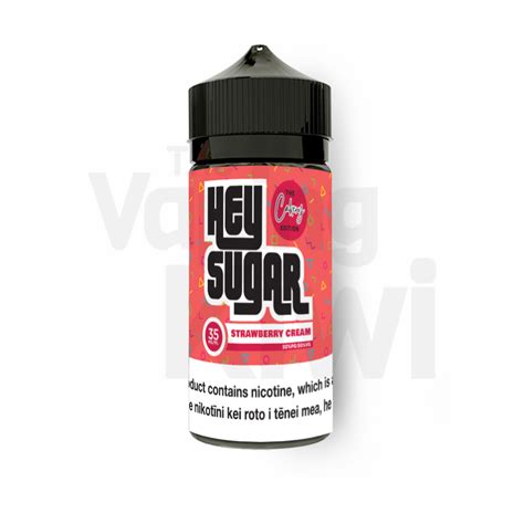 Strawberry Cream • Hey Sugar • Nic Salts The Vaping Kiwi