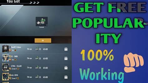 How To Get Free Popularity In Pubg Mobile Use Redeem Code Working