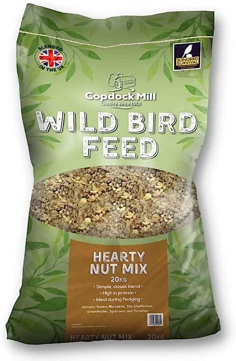 Copdock Mill Peanuts Sunflower Hearts Bird Food Kg Hearty Nut Mix