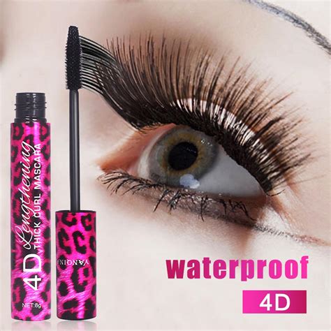 Buy Yanqina 4d Silk Fiber Lash Mascara Long Curling Eyelash Black