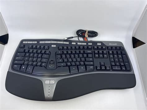 Microsoft Natural Ergonomic Keyboard V Wired Usb Black Tested