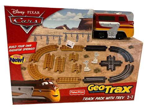 Lot Nib Disney Pixar Cars Geotrax Track Pack With Trev