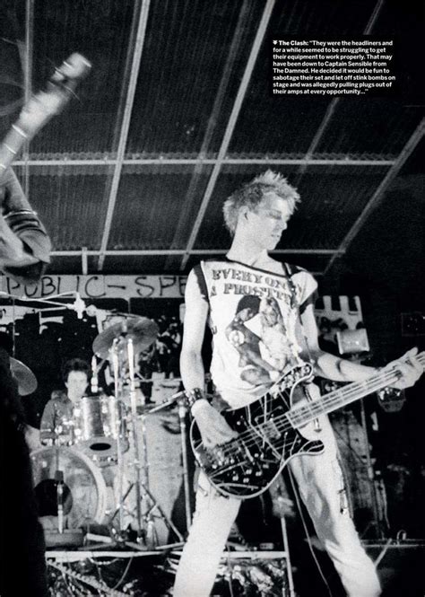 Paul Simonon On Stage With The Clash France 1977