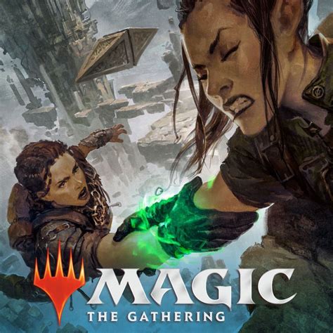 The Cover For Magic The Gathering With Two People In Front Of An Alien