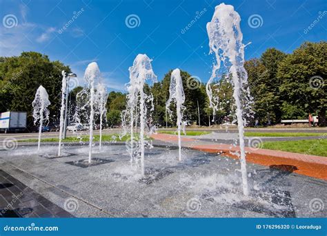 Vinnytsia, Ukraine - August 26, 2017: View of Fountain. Editorial Image ...