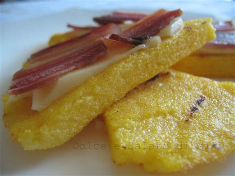 Triangoli Di Polenta E Pancetta Dolce E Salato Di Miky