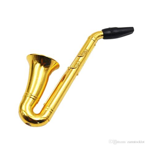 Honeypuff Reggae Bigsmall Saxophone Metal Smoking Pipe Cigarette