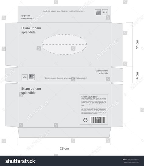 Tissue Box Template Images Stock Photos And Vectors Shutterstock