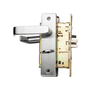 Premier Lock Brass Vestibule Mortise Entry Left Hand Knob Combo Pack