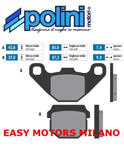 Paire Plaquette De Frein Original Arri Re Polini Aprilia Tuono