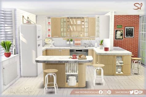 Keep Life Simple Kitchen Screenshots The Sims 4 Build Buy