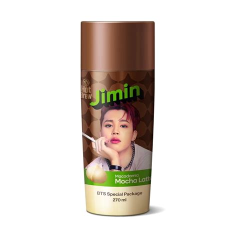 มอคคาลาเต 2022 HY x BTS Coffee MACADAMIA MOCHA LATTE BTS Hot Brew Macadamia Mocha Latte