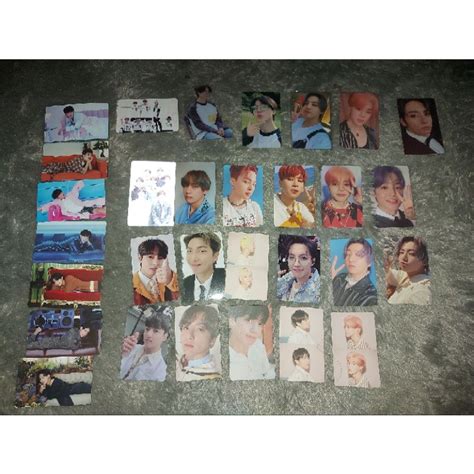 Jual Photocard Official BTS Namjoon RM Seokjin Suga Yoongi J Hope