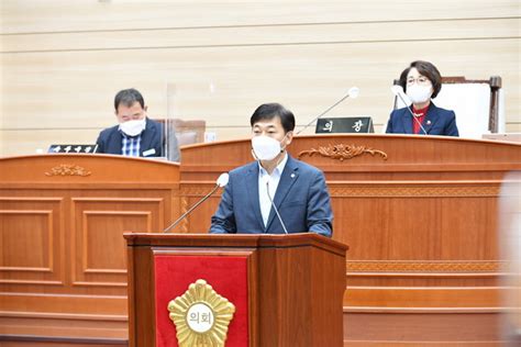 보령시의회 김정훈 의원 충청남도 산림자원연구소를 보령으로