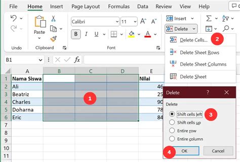 Cara Menambahkan Kolom Di Excel Excelandor