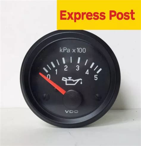 Vdo Cockpit Vision Mm V Kpa Oil Pressure Gauge Automotive Marine