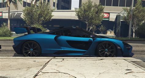 Shmee Mso Mclaren Senna Dark Blue Carbon Fiber Livery Gta