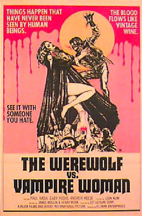 The Werewolf Vs The Vampire Woman Original U S One Sheet Movie