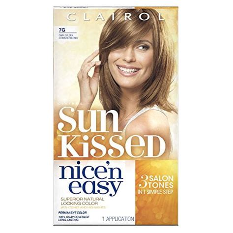 Clairol Nice N Easy Permanent Hair Color G G Natural Dark Golden Blonde Kit Walmart