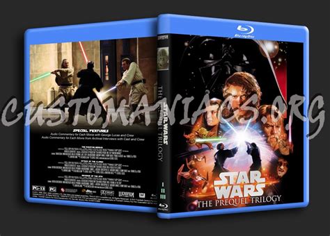 Star Wars The Prequel Trilogy Blu Ray Cover Dvd Covers And Labels By