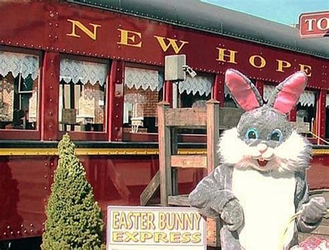 All Aboard The Easter Bunny Express On New Hope Railroad