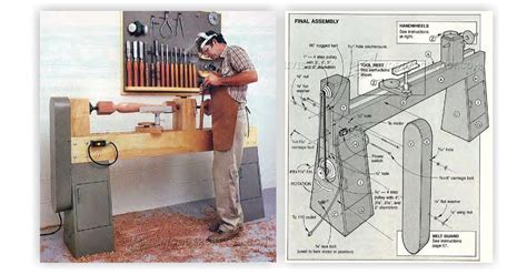 Wood Lathe Plans • WoodArchivist