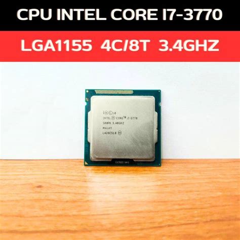 CPU intel Core i7-3770 / 3.4Ghz / 4คอ 8เทรด / LGA 1155 | Lazada.co.th