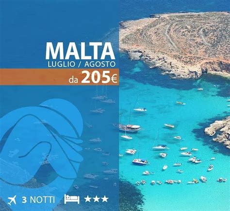 Offertaspeciale Per ️ Malta 😃🙌☀🌊🇲🇹 ️ Luglio Agosto ⬅️ Volo ️ Da