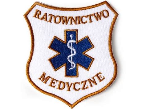 Emblemat Ratownictwo Medyczne Tarcza Stare Z Oto Polska Firma Sklep