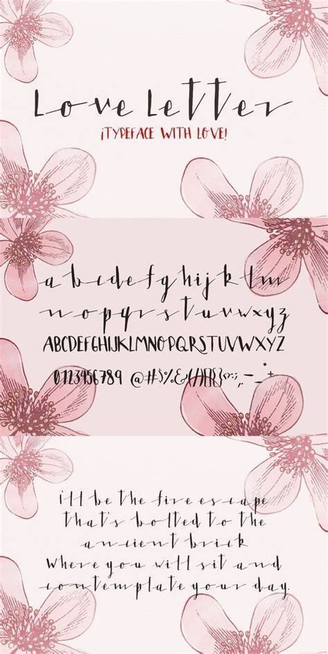 Love Letter Font | Lettering alphabet, Lettering, Lettering fonts