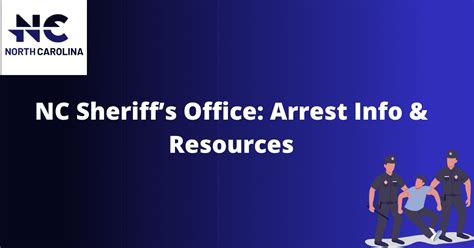 Nc Sheriffs Office Arrest Info And Resources Nc Arrests