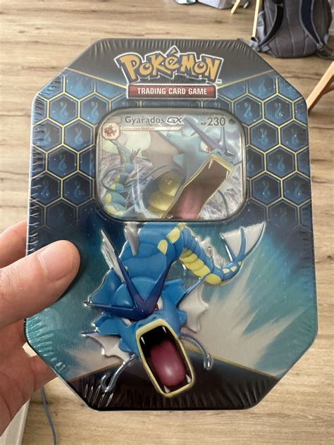 Pokemon Tcg Hidden Fates Gyarados Gx Tin New Factory Sealed Ebay