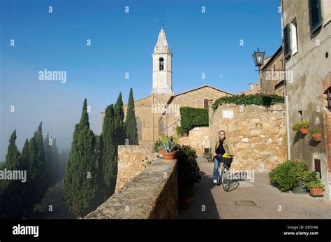 Italy Tuscany Val D Orcia Pienza Historical Centre Unesco World