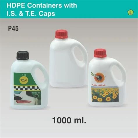 Edible Oil Bottle Ml Hdpe Bottle With Side Handle Manufacturer