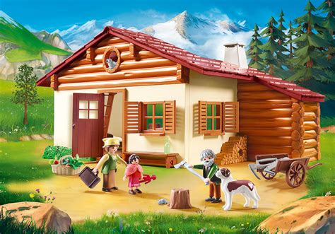 Playmobil Heidi Η Χάιντι με τον Παππού της στην Καλύβα για 4 ετών