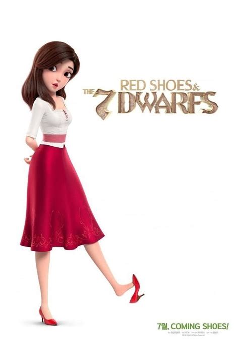 Red Shoes & the 7 Dwarfs - 2019 | Red shoes, 7 dwarfs, Cute girl drawing