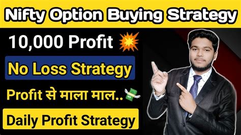 Nifty 50 Scalping Strategy Option Scalping Strategy Nifty Option