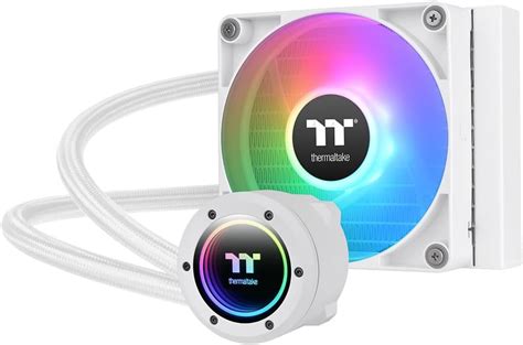 Thermaltake Th120 V2 Argb Sync Cpu Liquid Cooler Snow Edition All In One Amazon De Computer