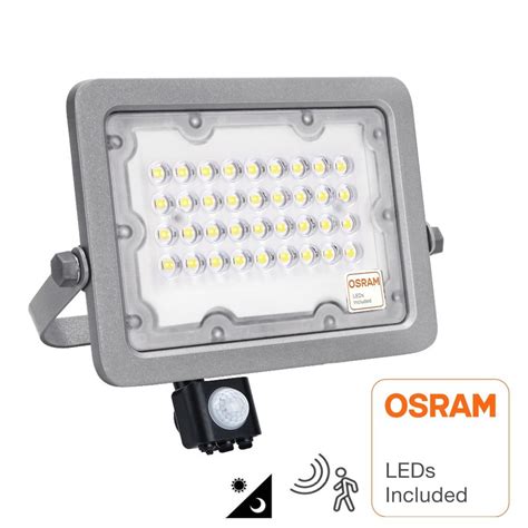 Projetor Led Chipled Osram W Sensor Movimento E Luminosida