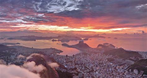 Amazing View Of Rio De Janeiro During Sunset, HD World, 4k Wallpapers ...