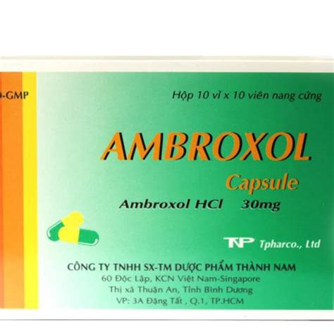 Ambroxol 30mg Boston H30v