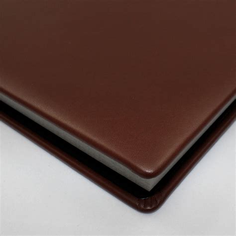 Signature Folder Made Of Smooth Full Grain Leather In Brown