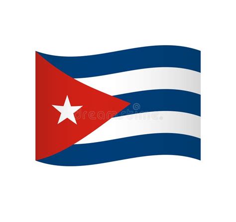 Wavy Vector Flag Of Cuba Stock Illustration Illustration Of Patriotism