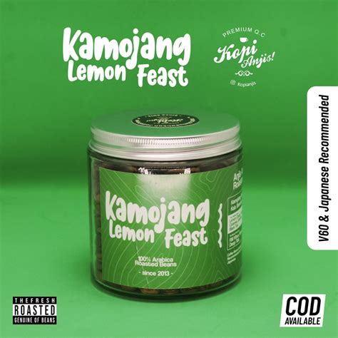 Kamojang Lemon Feast Arabica Coffee Beans Grams Specialty Roast