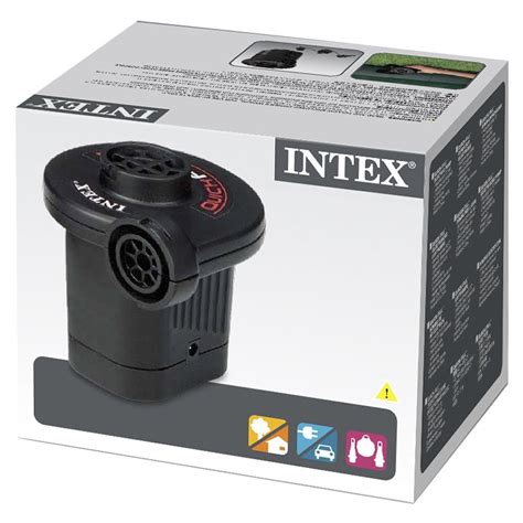 Електрическа въздушна помпа, 12V авто/220V, Intex, 66632 - eMAG.bg