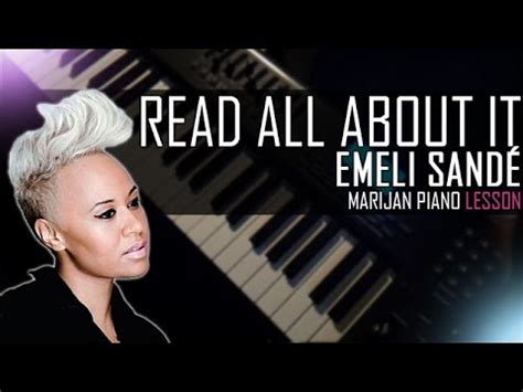 How To Play Emeli Sand Read All About It Piano Tutorial Lesson