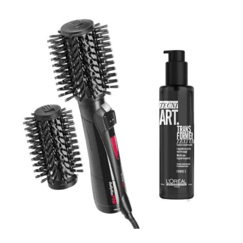 BaByliss PRO Rotating 800 Hot Air Styler BAB2770E + Loreal Tecni.Art ...